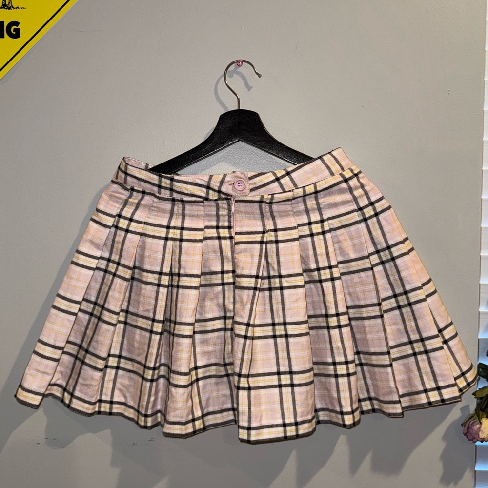 Pink School Preppy Girl Skirt Size Medium